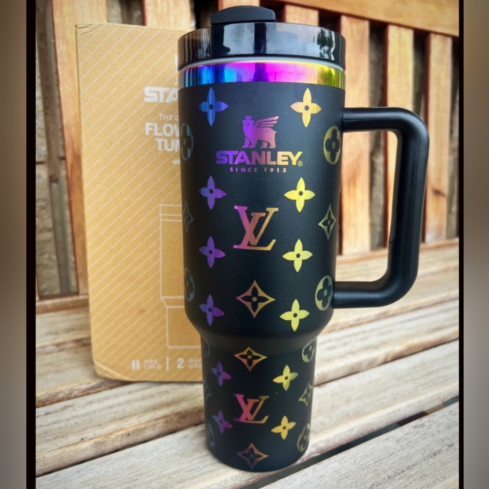 Stanley Black Tricolor Tumbler with Iridescent Accents
